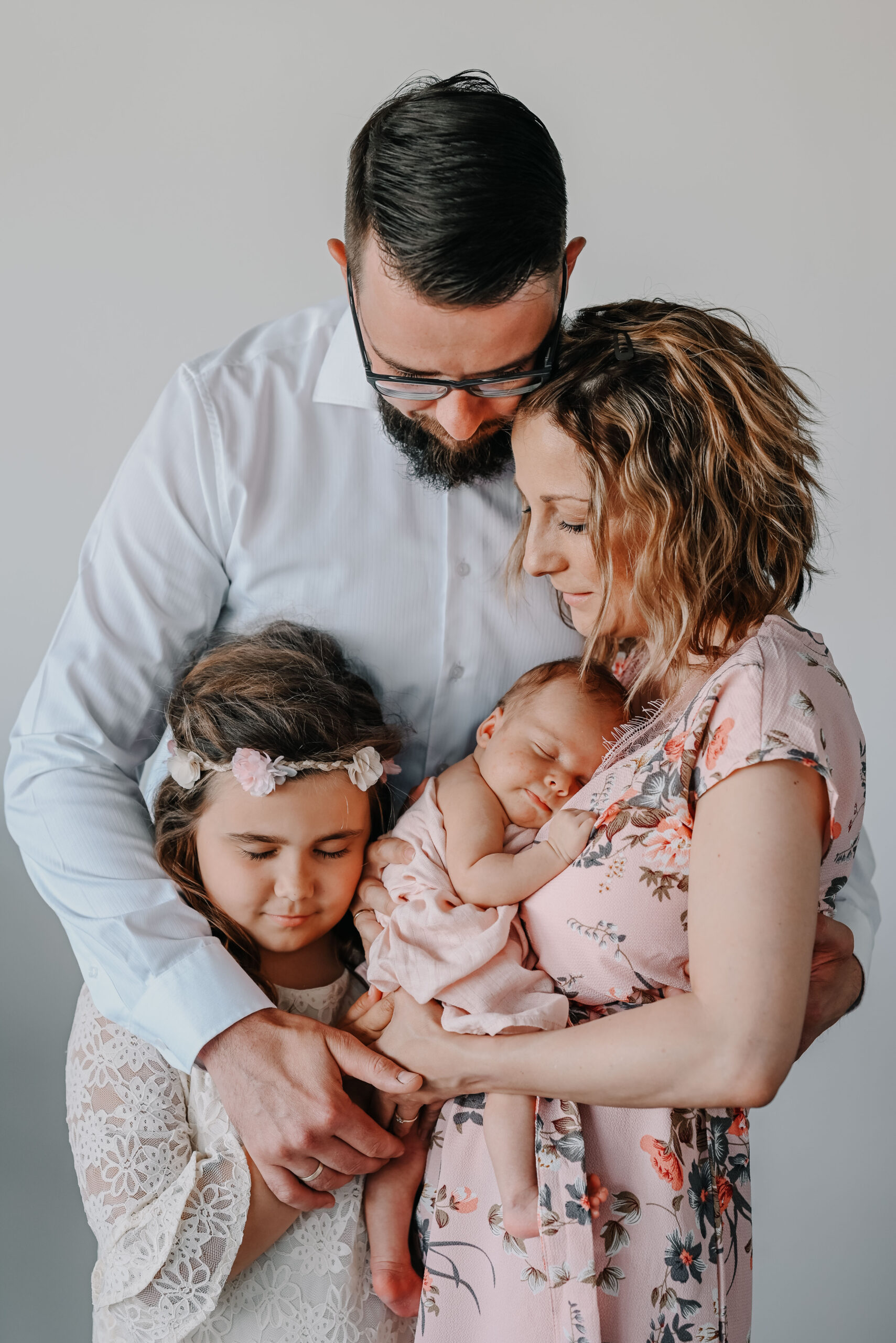 Familienfoto mit Kindern